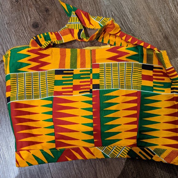 Kente Print Crop Top and Mermaid Skirt US Size 6 - Picture 7 of 7